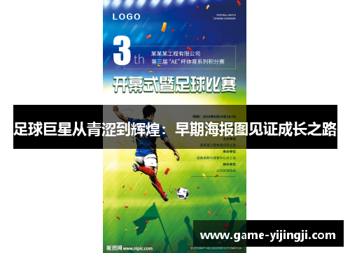 足球巨星从青涩到辉煌：早期海报图见证成长之路